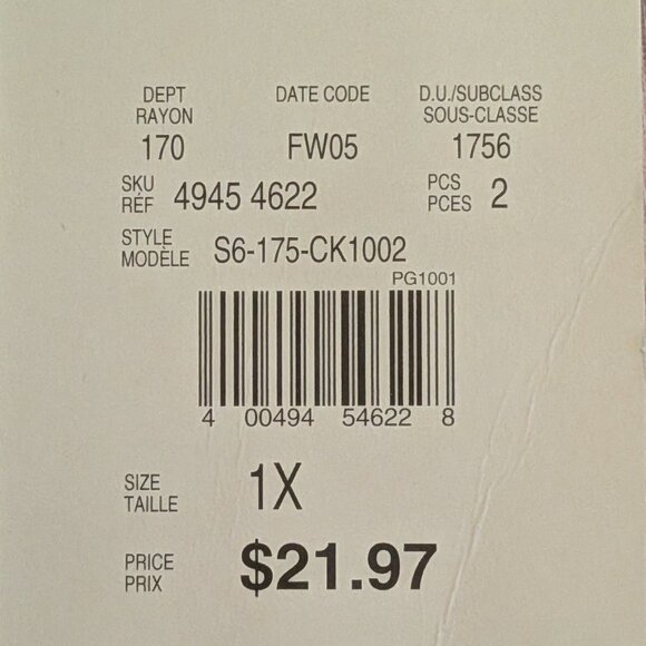 Cherokee Pink Short-Sleeve Tee - 100% Cotton - Size 1X (US) - Picture 5 of 5